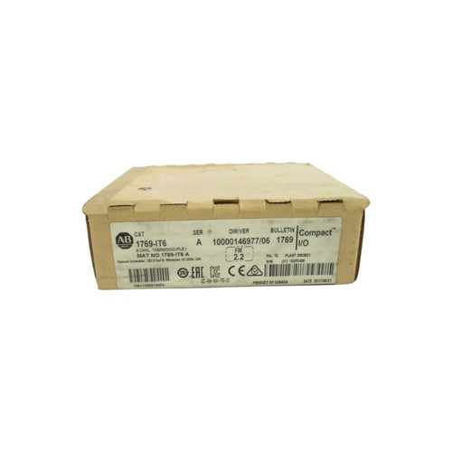 New ALLEN BRADLEY 1769-IT6 SER. A FW 2.2 DATE 2017 NSFS - Product Image
