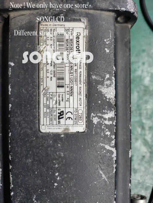Used 1PCS MSK061C-0300-NN-S1-UG1-NNNN 90days warranty via DHL or FedEx  - Product Image