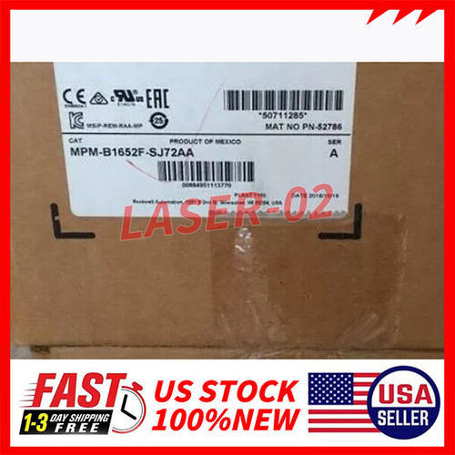 New MPM-B1652F-SJ72AA New Factory Sealed Allen-Bradley Free Shipping - Product Image
