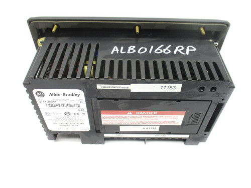 Used ALLEN BRADLEY 2711-B5A8 SER. H FW 4.48 100-240VAC 0.25-0.15A UNMP knox90061347-2711-B5A8 - Product Image
