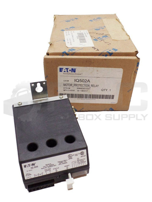New NEW EATON IQ502A MOTOR PROTECTION RELAY MODEL A 1000V 71A 5060HZ 9966D61G01 - Product Image