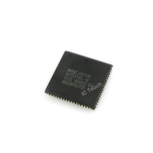 50pcs D70216L-8 IC V40HLTM, V50HLTM 16/8, 16-BIT NEC Microprocessor  IC PLCC-68