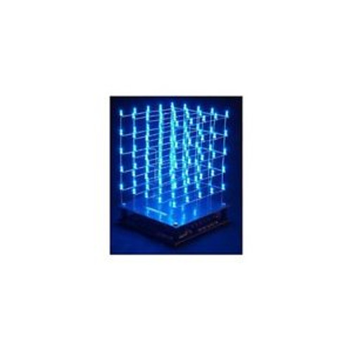 Brand New Velleman Sa 28-16930 Led Cube Kit 5X5X5 125 Blue Led Cube