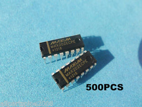 500PCS MAX202ECPE / MAX202 RS-232 DIP16 IC Chip NEW mjL4