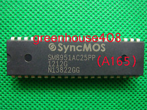 50PC ORIGINAL SM8951AC25PP Manu:SYNCMOS Encapsulation:DIP-40 LI