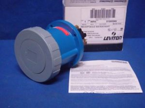 Leviton 5100R9W H20 Tight Receptacle 100A Hub New