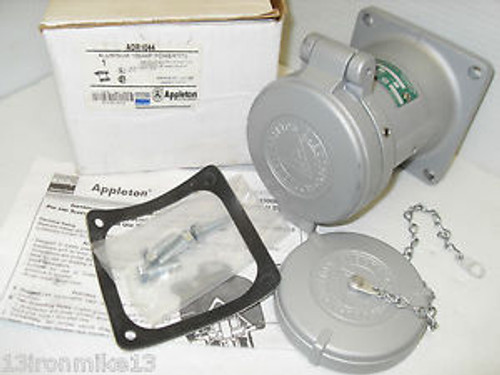 New Appleton Adr1044 Powertite 100-Amp Receptacle 100A 600V 4W 4P Acp1044Cd