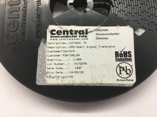 (616 Piece Reel) Czt5401 Tr Pbfree, Czt5401, Trans Pnp 150v 0.6a Sot223, Rohs
