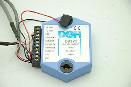 DGH D3171 Voltage Output Module 0-5Vdc Output/RS-232 Input