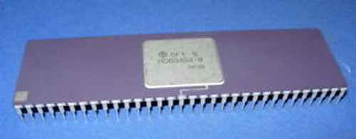 CPU HD63484-8 Hitachi Vintage IC Purple Ceramic 64-Pin