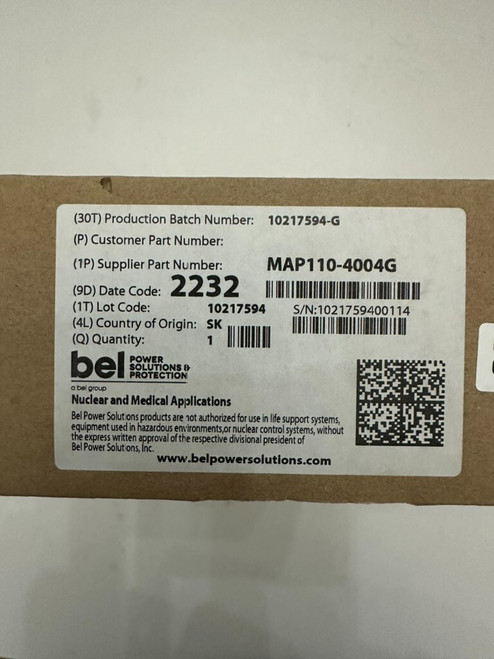 1pcs New Map110-4004g Bel Power