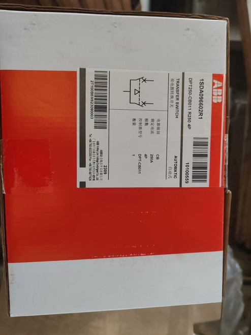 1pc New Dpt250-cb011 R250 4p 1sda096600r1 Dual Power Automatic Transfer Switch