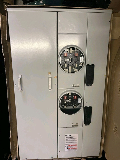 Eaton 1mp2204rrl 400 Amp 1-phase 3-wire 2-socket Aluminum Ringless Meter Pack