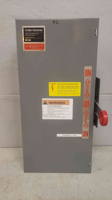 Cutlerhammer Double Throw Safety Switch 600vac 60a 3 Pole 3ph E5239g