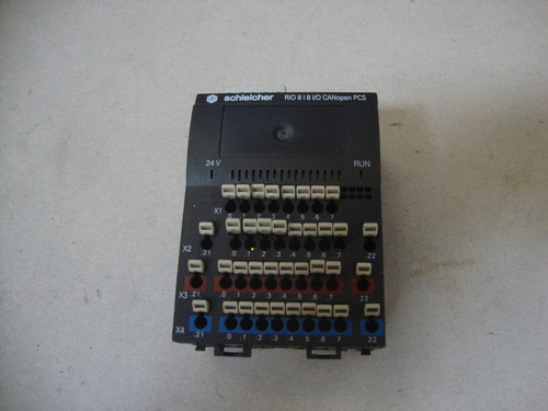 Schleicher Rio 8i8i/o Canopen Pcs, (r5.362.8168.8) 24v Excellent