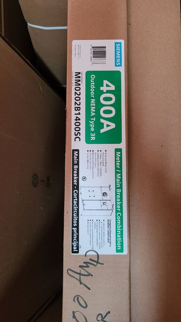 Siemens Mm0202b1400sc Meter Main 400a Jxd No Bypass Ug/oh