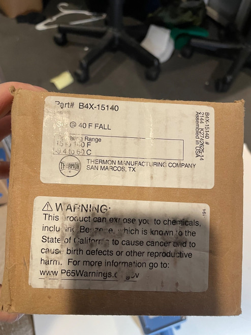 New Thermon B4x-15140 Heat Tracing Thermostat Heat Trace 15 to 140f -9.4 to 60