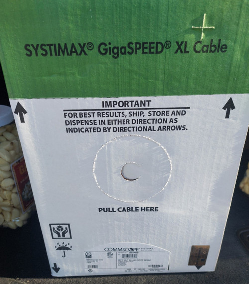 Systimax 2071e Gigaspeed Xl Cat6 White Plenum Cable 2071e 1000 Ft