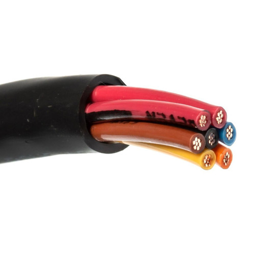14/7 Vntc Tray Cable Thhn/pvc Type Tc-er Power Control Wire Black 600v