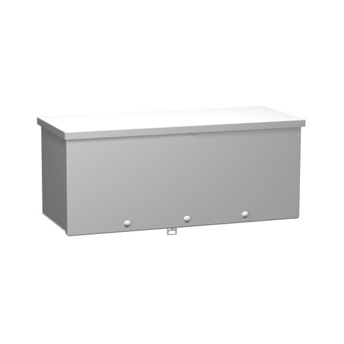 Hammond C3rwt1260 Galvanized Steel 12''x12''x60'' Type 3r Wiring Trough Gray