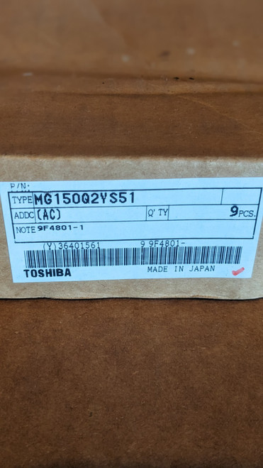 3 New Mg150q2ys51 Igbt N-channel 1200 V Modules Toshiba