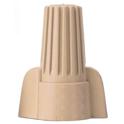 5,000 Tan Winged Wire Connectors Ul 5000 Nuts Case -