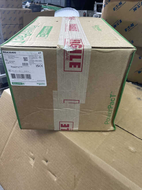 New Square D Mga36400 Circuit Breaker Powerpact 400 Amp 240- 600 Vac I-line