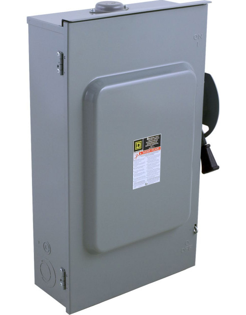 Du324rb Square D Safety Disconnect Switch Non Fusible 3 Pole 200a 240v Ac