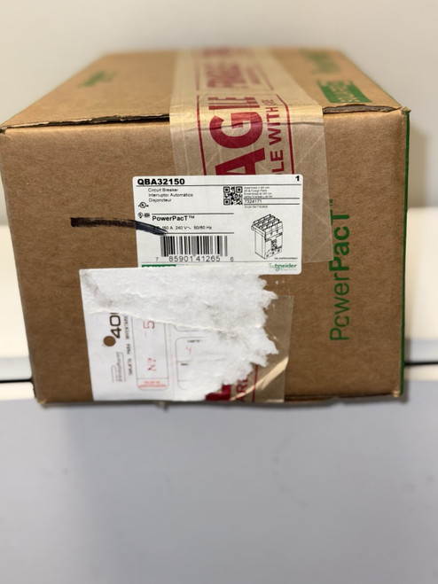 Square D Qba32150 Molded Case Circuit Breaker 150 Amp 3 Pole 240 Vac