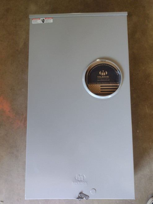 Milbank U2594-x Ringless Meter Socket with Bypass 320 Amp 3-phase New in Box