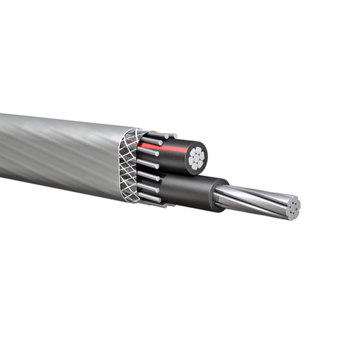 4/0-4/0-2/0 Aluminum Seu Service Entrance Cable 600v (205 Amp Rated)