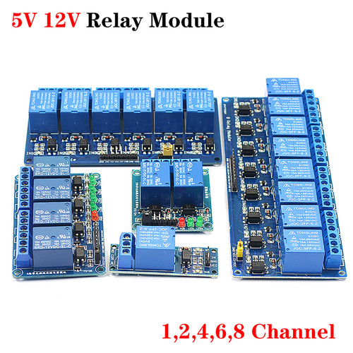 5v-24v Relay Module 1-8 Channel Raspberry Pi Esp8266 Esp32 Optocoupler