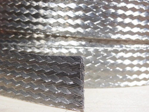 500' Ft 5/8" Braided Ground Strap Grounding Tinned Copper Flat Braid Sleeve Usa