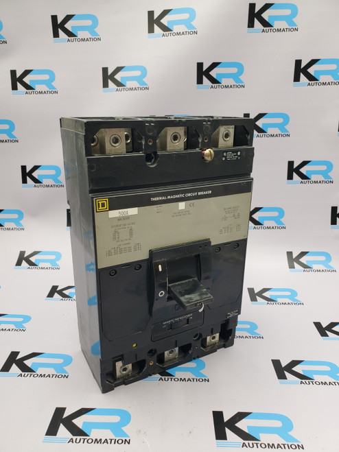 Tested Square D Mal36500 Breaker 600vac 3p 500a