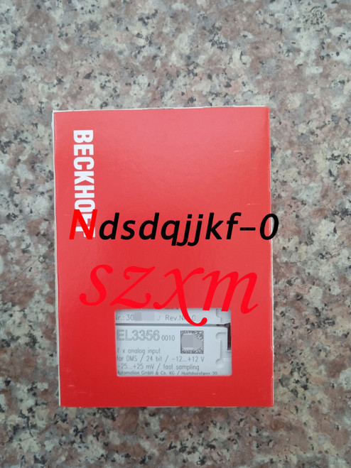 Brand New El3356-0010 Beckhoff Module Expedited Express Dhl