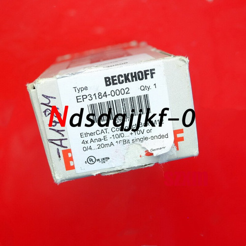 Brand New Ep3184-0002 Beckhoff Module Expedited Express Dhl