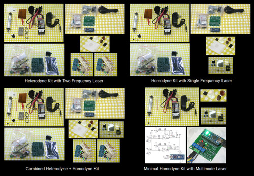 Diy Interferometer Displacement Measurement System Kit- Laser,controller,display