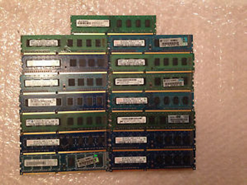 15 2gb DDR3 Desktop Ram Memory PC3 - 2 gb gig gigs Non-ECC 100% WORKING