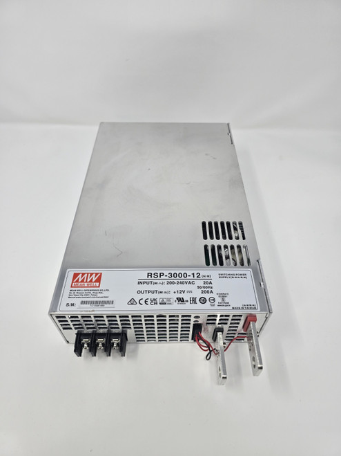 Mean Well Rsp-3000-12 12v 250a Switching Power Supply Tested Working
