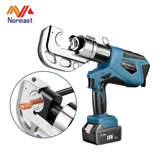 Normast International Trade (Changzhou) Co., Ltd. Cordless Electric Hydraulic Crimper Tool for Copper Aluminum Terminals Cu 400mm Al 300mm Battery Powered Crimping Tool
