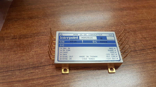 Interpoint Mor2812dw 20422-072-1w Dc to Dc Converter