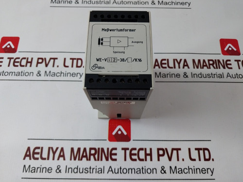 Fsg We-vi2-38/k16 Signal Converter 220v 50hz 18-36v Dc 4-20ma