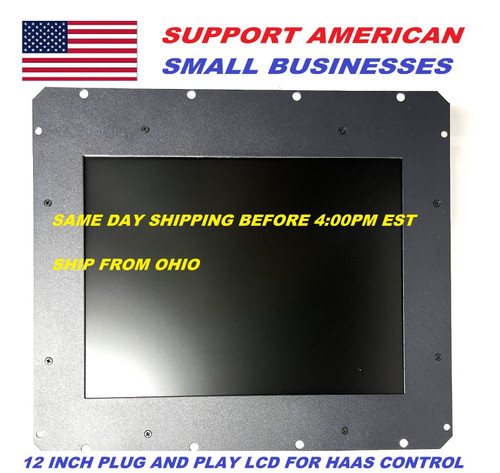 12" Lcd Haas Crt Monitor Direct Replacement 28hm-nm4 93-5220c Vf1 Vf2 Vf3 Vf4