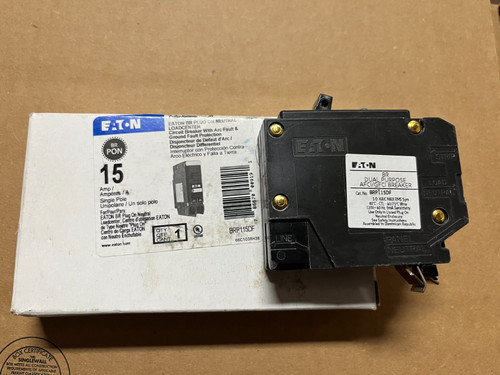 10 X Eaton 15 Amp Breakers Brp115df New in Box