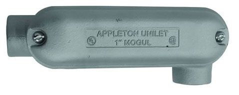Appleton Bll200-a, 2", Aluminum, Mogul, Body with Cover & Neoprene Gasket, 1 Pc