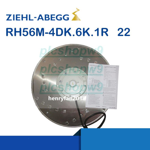 Original Ziehl-abegg Fan Rh56m-4dk.6k.1r 230/400vac 560mm Siemens Inverter Fan