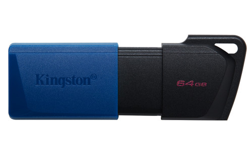 Kingston 64gb Usb3.2 Gen 1 Datatraveler Exodia M Black+ Blue/2 Pieces - DTXM/64GB-2P