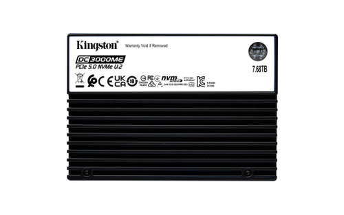 Kingston 7.68tb Dc3000me U.2 Pcie 5.0 Nvme Tcg Opal Enterprise Ssd - SEDC3000ME/7T6