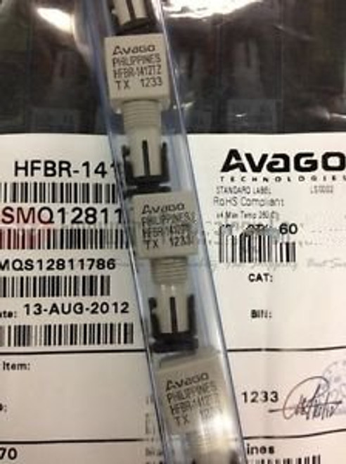 AVAGO HFBR-1412TZ HFBR1412TZ TRANSMITTER FIBER OPTIC 5MBd 8-Pin x 10pcs