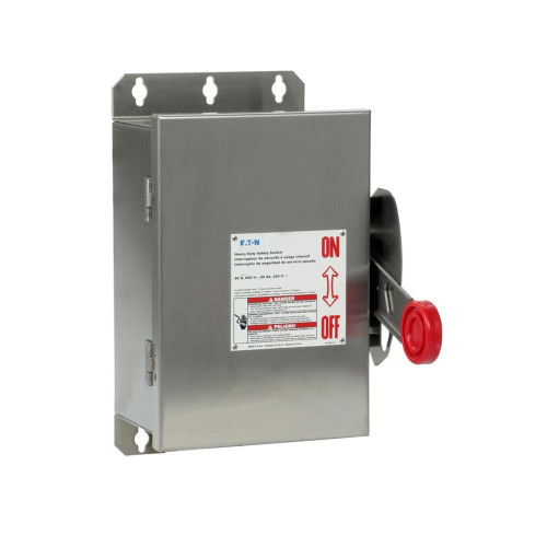 Eaton Dh362uwkx Non-fused Safety Disconnect Switch, Stainless Steel, 60a